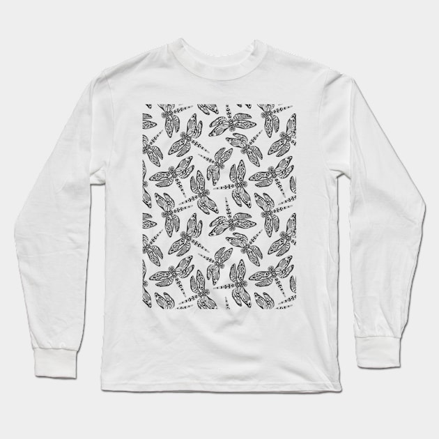 Dragonflies Long Sleeve T-Shirt by katerinamk